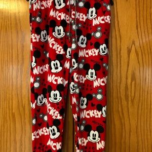 Juniors Pj pants Disney Mickey Mouse size small